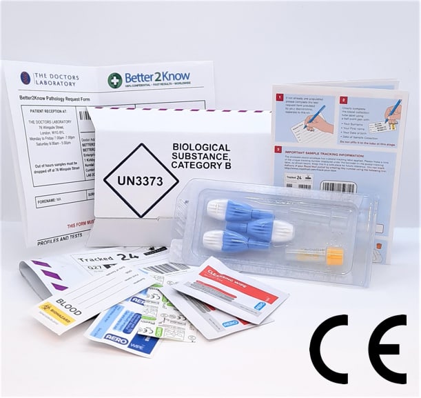 Better2Know Covid-19 Quantitative Finger-Prick Antibody Test.