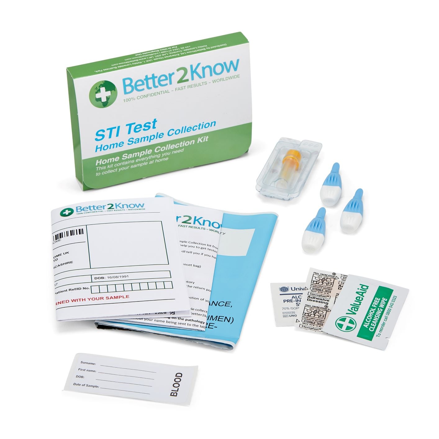 Better2Know 4th Generation HIV test.