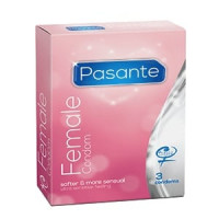 Pasante Female Non-Latex Condoms (3 Pack)